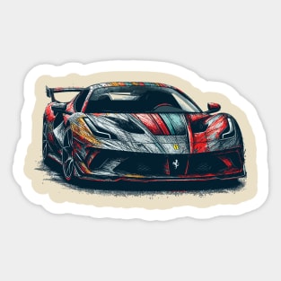 Ferrari F8 Sticker